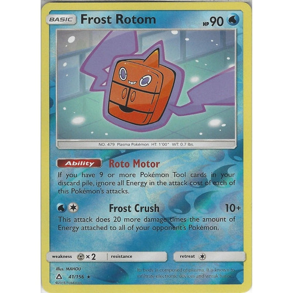 Pokemon SM-5 Ultra Prism Card: Frost Rotom - 41/156 - Reverse Holo