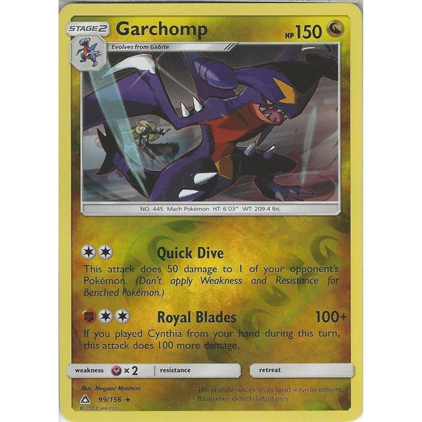 Pokemon SM-5 Ultra Prism Card: Garchomp - 99/156 - Reverse Holo