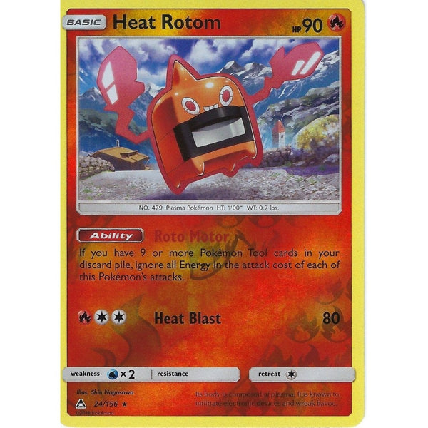 Pokemon SM-5 Ultra Prism Card: Heat Rotom - 24/156 - Reverse Holo