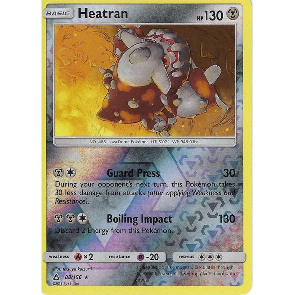 Pokemon SM-5 Ultra Prism Card: Heatran - 88/156 - Reverse Holo