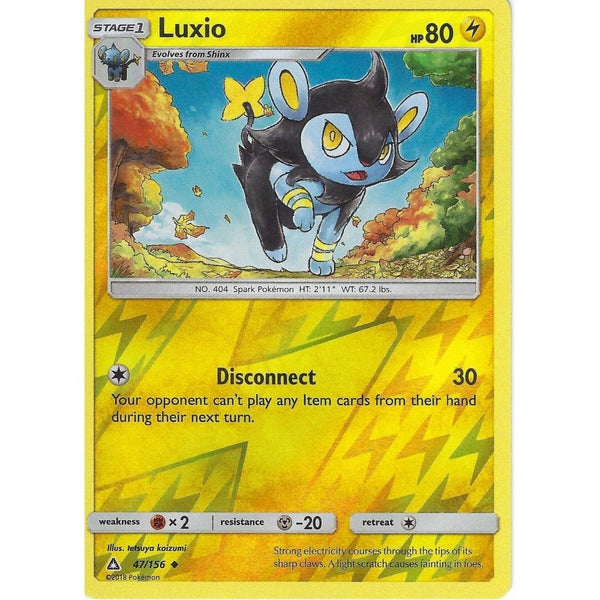 Pokemon SM-5 Ultra Prism Card: Luxio - 47/156 - Reverse Holo