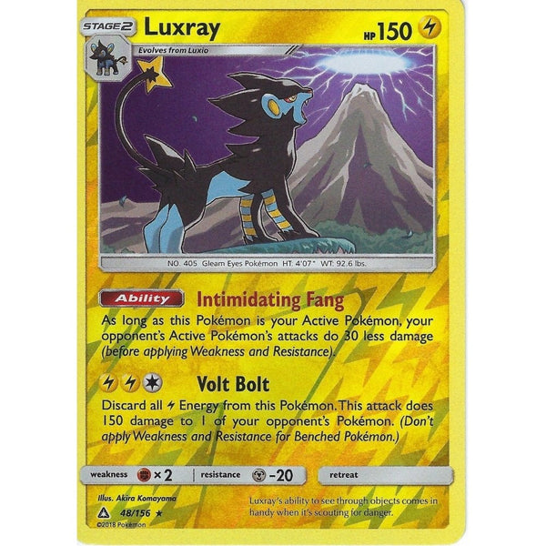 Pokemon SM-5 Ultra Prism Card: Luxray - 48/156 - Reverse Holo