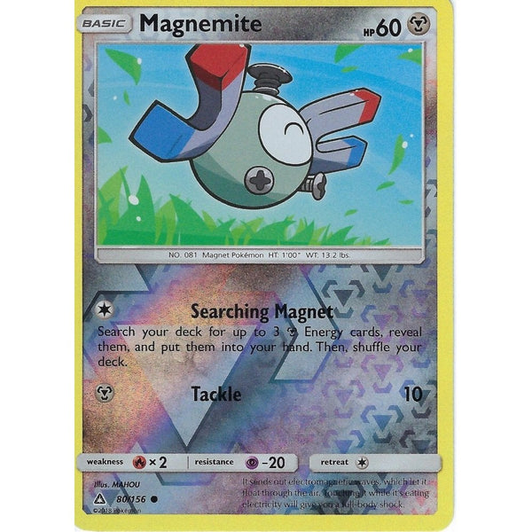 Pokemon SM-5 Ultra Prism Card: Magnemite - 80/156 - Reverse Holo
