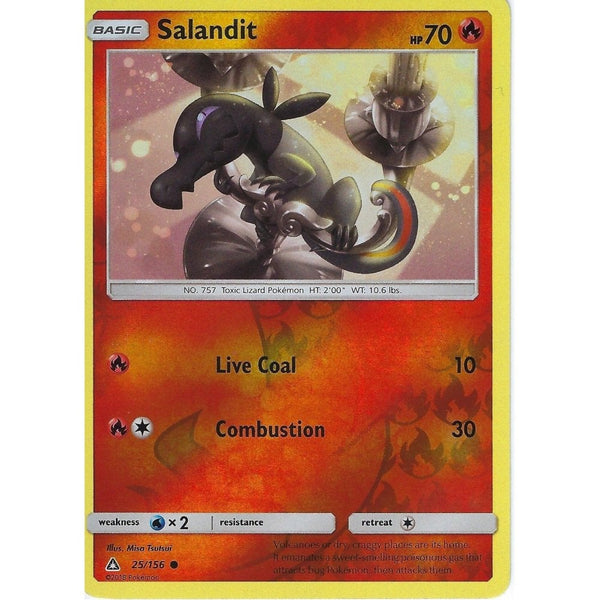 Pokemon SM-5 Ultra Prism Card: Salandit - 25/156 - Reverse Holo