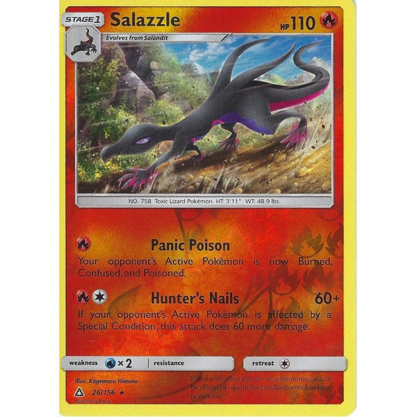 Pokemon SM-5 Ultra Prism Card: Salazzle - 26/156 - Reverse Holo