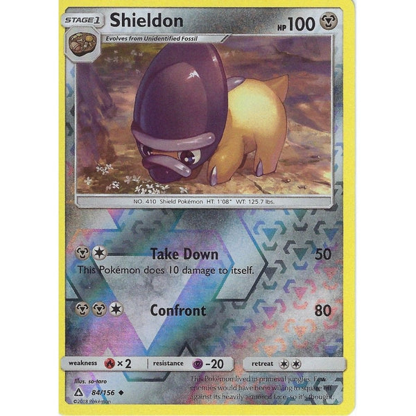 Pokemon SM-5 Ultra Prism Card: Shieldon - 84/156 - Reverse Holo