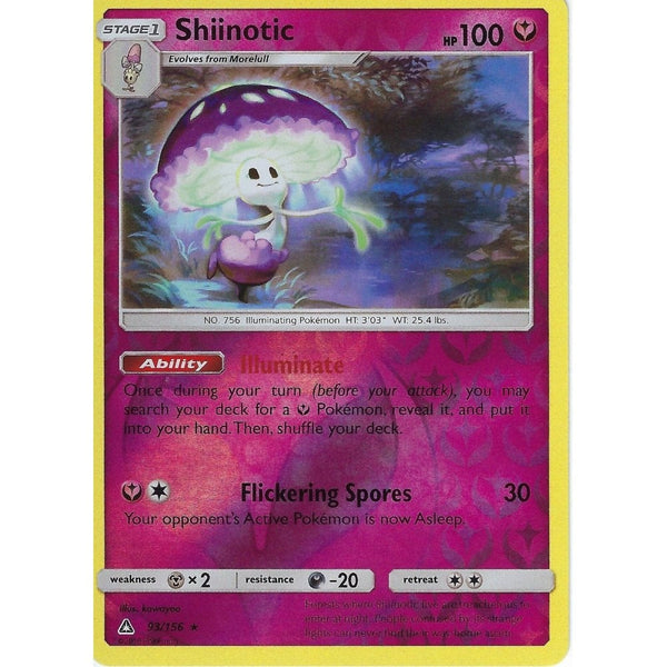 Pokemon SM-5 Ultra Prism Card: Shiinotic - 93/156 - Reverse Holo