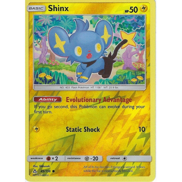 Pokemon SM-5 Ultra Prism Card: Shinx - 45/156 - Reverse Holo