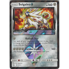 Carta Pokémon Lendário Solgaleo Estrela Prisma Ultra Prisma