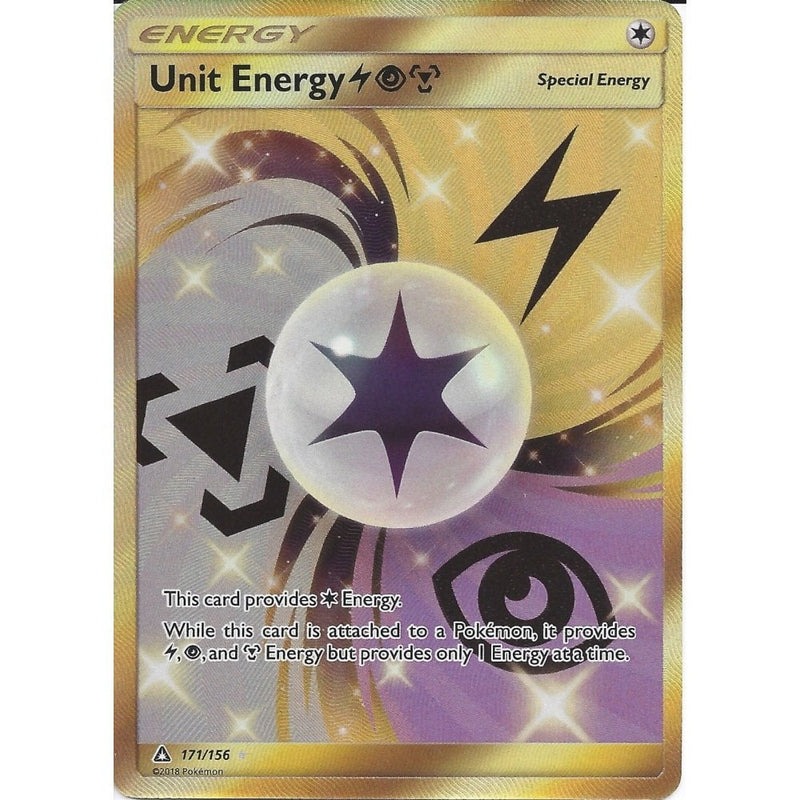 Pokemon SM-5 Ultra Prism Card: Unit Energy 171/156 - Gold Secret Ultra - Recaptured LTD Pokemon SM-5 Ultra Prism Card: Unit Energy 171/156 - Gold Secret Ultra - Recaptured LTD