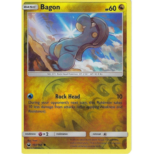Pokemon SM Celestial Storm Card: Bagon - 103/168 - Reverse Holo