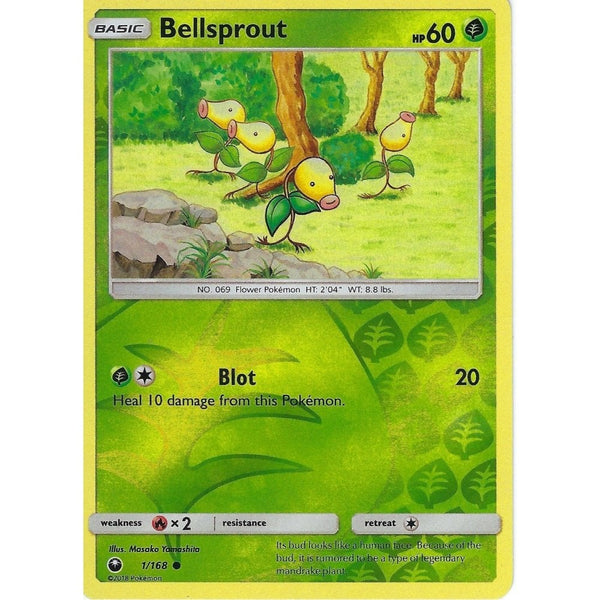 Pokemon SM Celestial Storm Card: Bellsprout - 1/168 - Reverse Holo