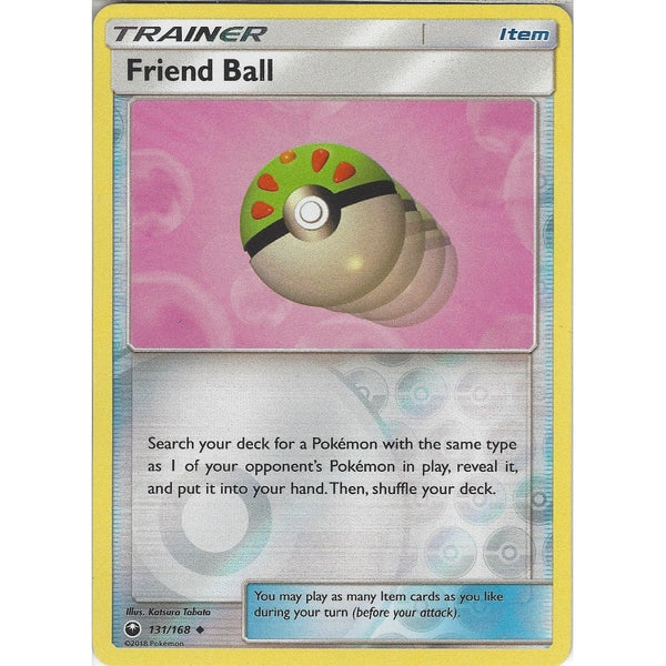 Pokemon SM Celestial Storm Card: Friend Ball - 131/168 - Reverse Holo Trainer
