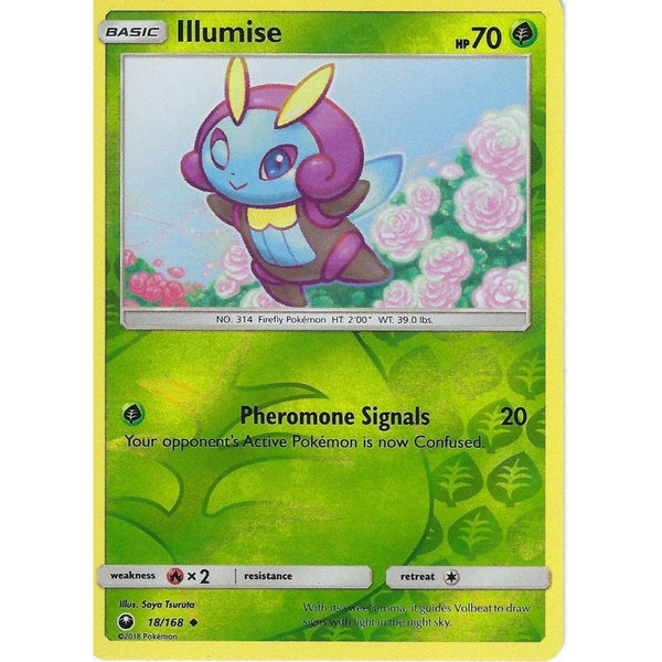 Pokemon SM Celestial Storm Card: Illumise - 18/168 - Reverse Holo