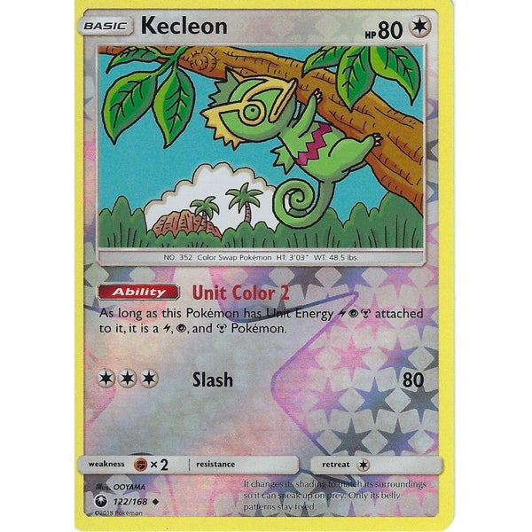 Pokemon SM Celestial Storm Card: Kecleon - 122/168 - Reverse Holo