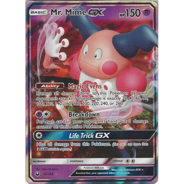 Pokemon SM Celestial Storm Card: Mr. Mime - 56/168 - Ultra Rare Holo
