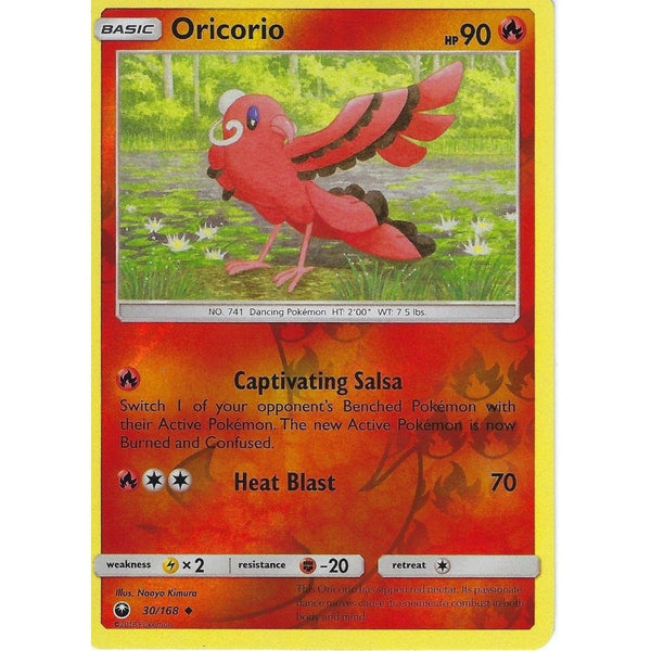 Pokemon SM Celestial Storm Card: Oricorio - 30/168 - Reverse Holo