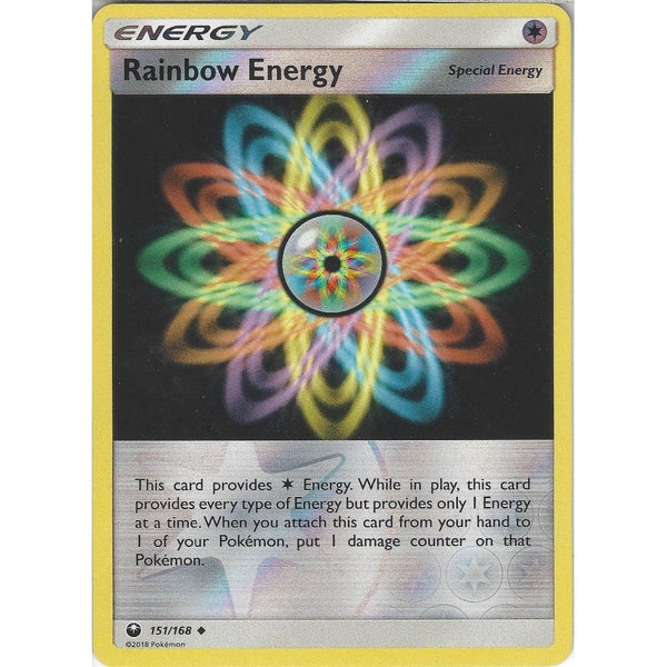 Pokemon SM Celestial Storm Card: Rainbow Energy - 151/168 - Reverse Holo