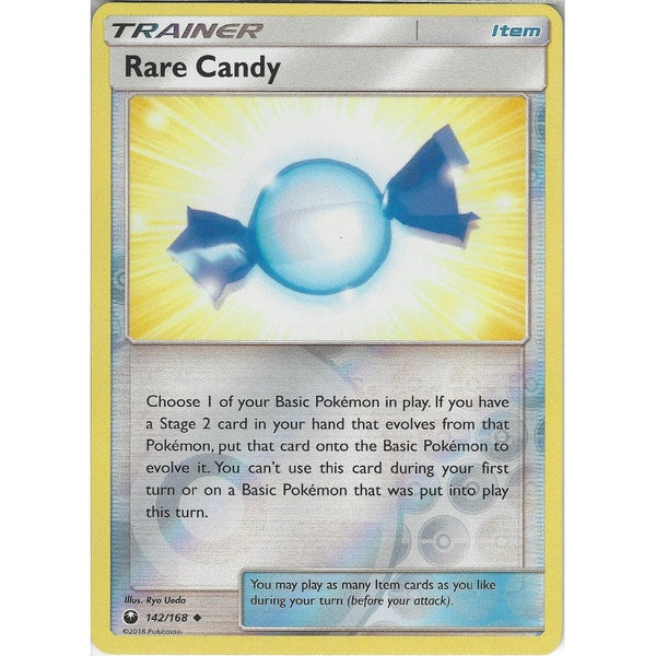 Pokemon SM Celestial Storm Card: Rare Candy - 142/168 - Reverse Holo Trainer