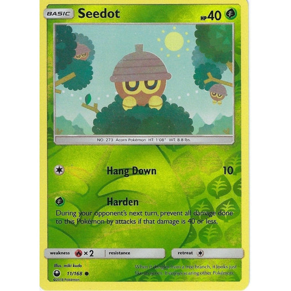 Pokemon SM Celestial Storm Card: Seedot - 11/168 - Reverse Holo