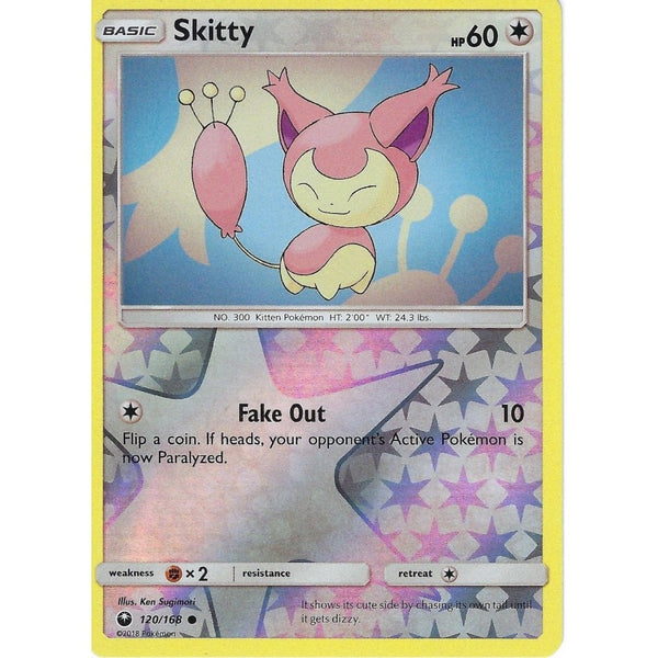 Pokemon SM Celestial Storm Card: Skitty - 120/168 - Reverse Holo