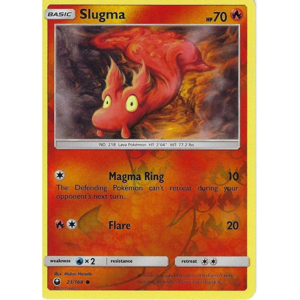 Pokemon SM Celestial Storm Card: Slugma - 23/168 - Reverse Holo