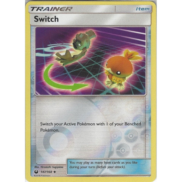 Pokemon SM Celestial Storm Card: Switch - 147/168 - Reverse Holo Trainer
