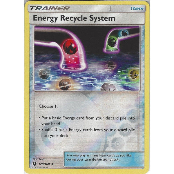 Pokemon SM Celestial Storm: Energy Recycle System - 128/168 Reverse Holo Trainer