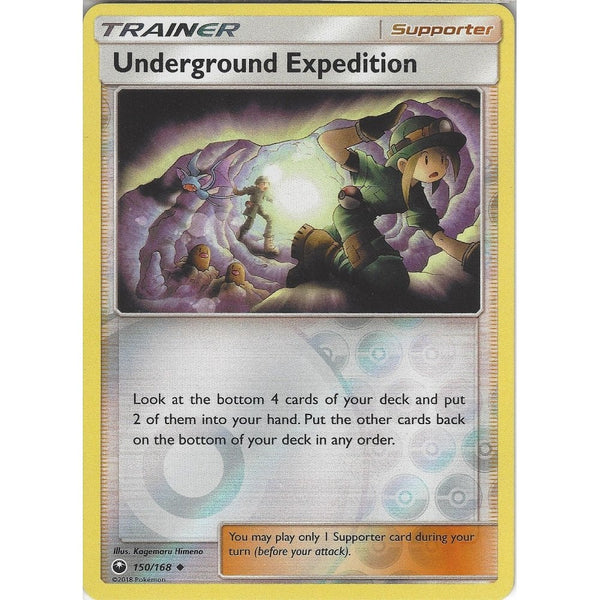 Pokemon SM Celestial Storm: Underground Expedition 150/168 Reverse Holo Trainer