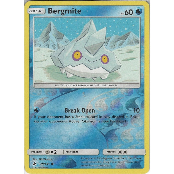 Pokemon SM Forbidden light Card: Bergmite - 29/131 - Reverse Holo