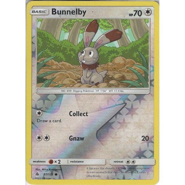 Pokemon SM Forbidden light Card: Bunnelby - 97/131 - Reverse Holo