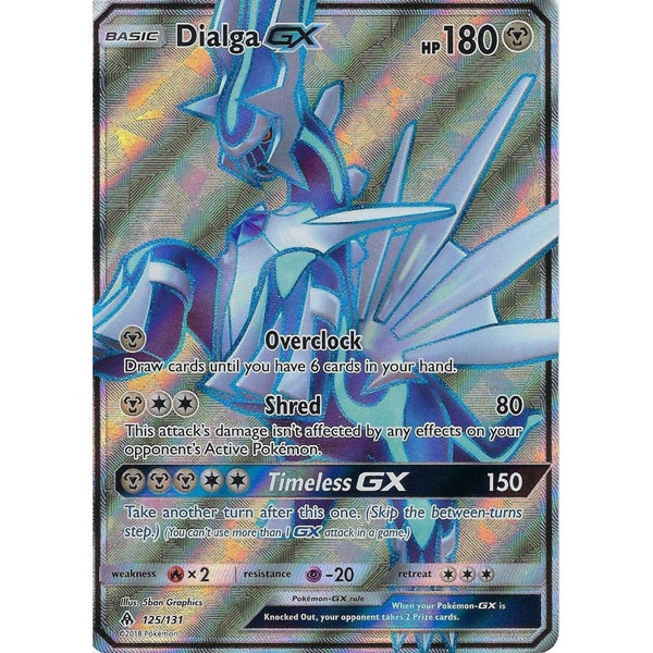 Pokemon SM Forbidden Light Card: Dialga GX - 125/131 - Full Art Ultra