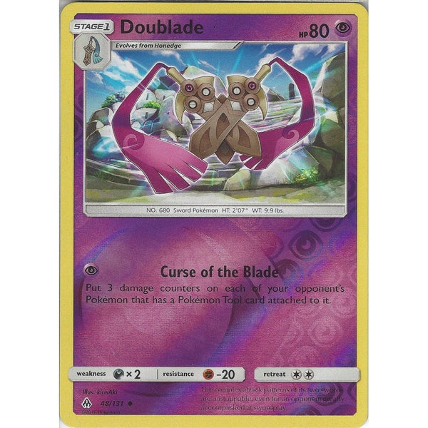 Pokemon SM Forbidden light Card: Doublade - 48/131 - Reverse Holo