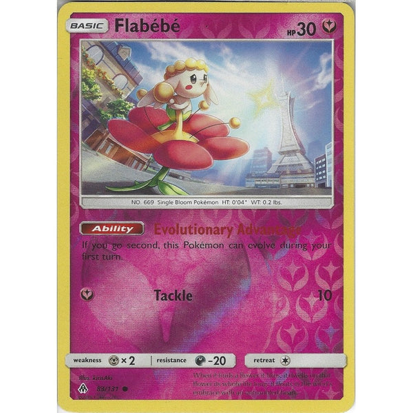 Pokemon SM Forbidden light Card: Flabebe - 83/131 - Reverse Holo
