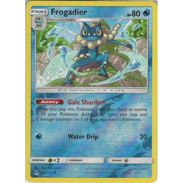 Pokemon SM Forbidden light Card: Frogadier - 23/131 - Reverse Holo