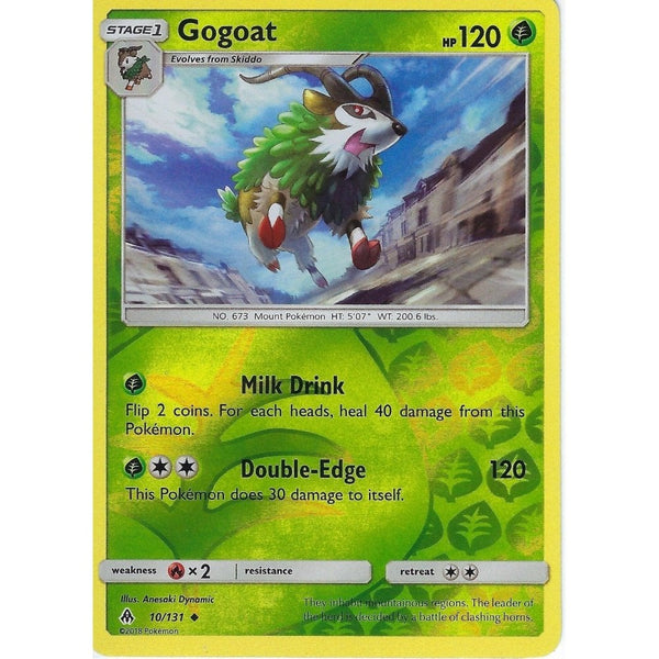 Pokemon SM Forbidden Light Card: Gogoat - 10/131 - Reverse Holo