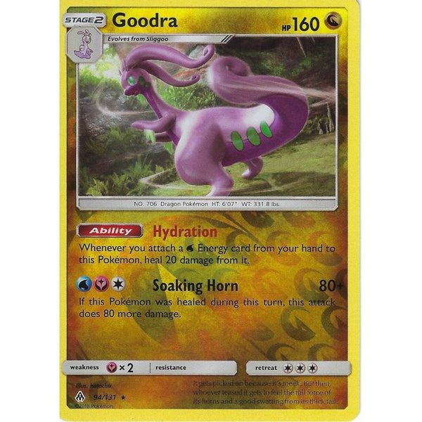 Pokemon SM Forbidden Light Card: Goodra - 94/131 - Rare Reverse Holo