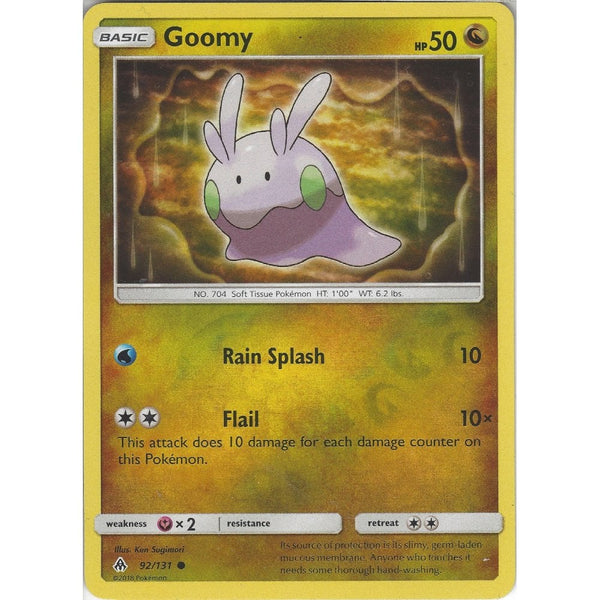 Pokemon SM Forbidden Light Card: Goomy - 92/131 - Reverse Holo