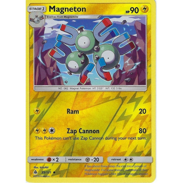 Pokemon SM Forbidden Light Card: Magneton - 35/131 - Reverse Holo