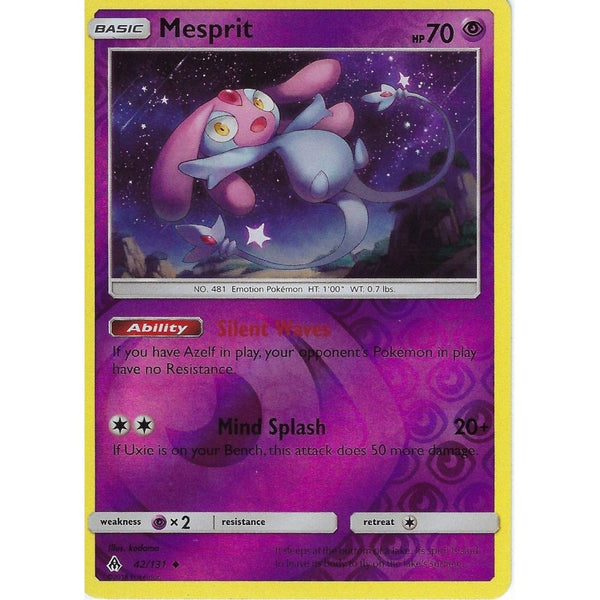 Pokemon SM Forbidden Light Card: Mesprit - 42/131 - Reverse Holo