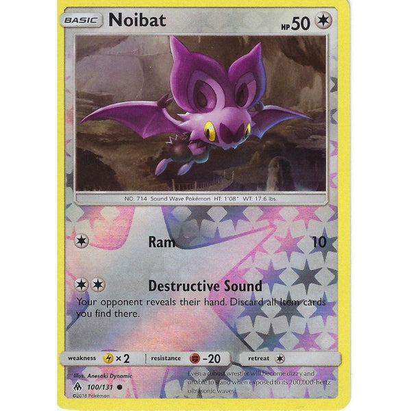 Pokemon SM Forbidden Light Card: Noibat - 100/131 - Reverse Holo
