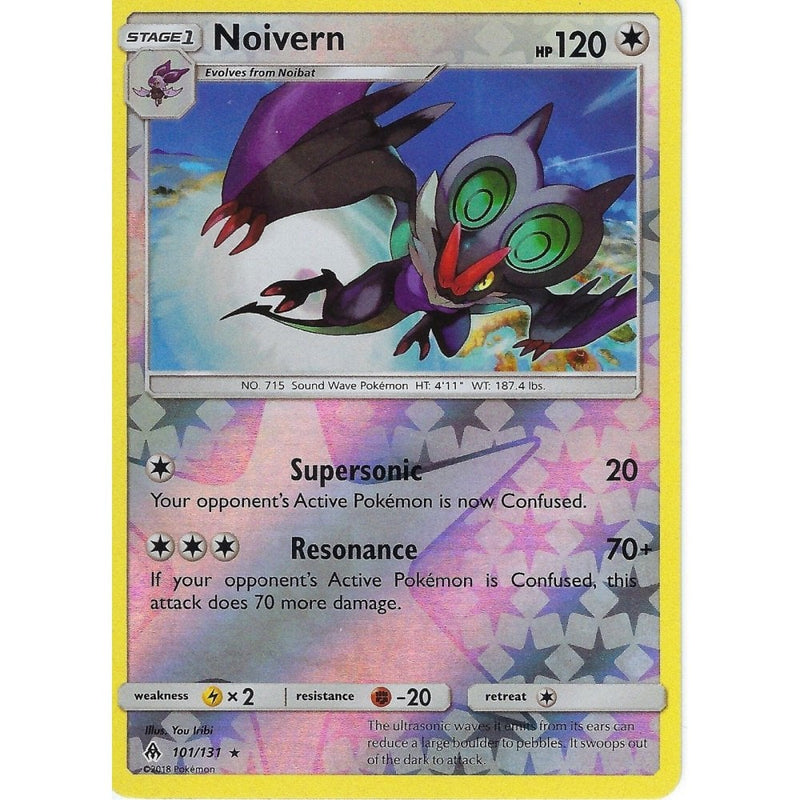 Pokemon SM Forbidden Light Card: Noivern - 101/131 - Rare Reverse Holo - Recaptured LTD Pokemon SM Forbidden Light Card: Noivern - 101/131 - Rare Reverse Holo - Recaptured LTD