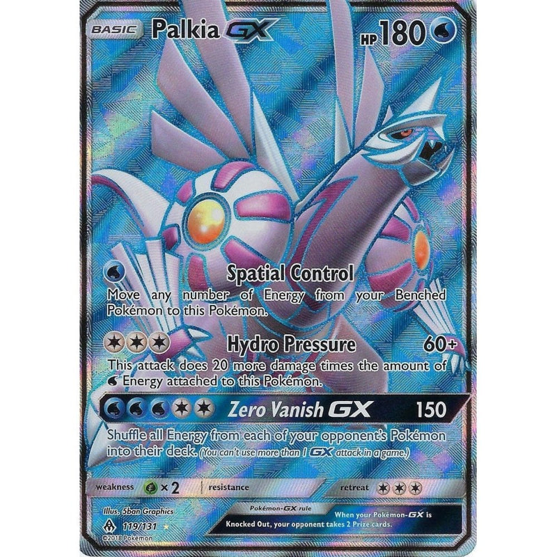 palkia rare card Pokemon SM Forbidden Light Card: Palkia GX - 119/131 - Full Art Ultra