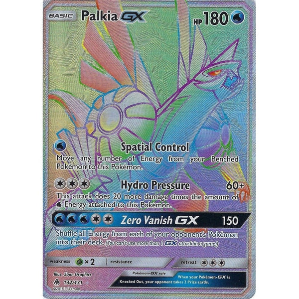 rare palkia card Pokemon SM Forbidden Light Card: GX - 132/131 - Rainbow Ho Pack Options:Defense Form (Unsearched) Postage_Not Found [2W] Prize Count (80+) S4 Shocking Volt Tackle