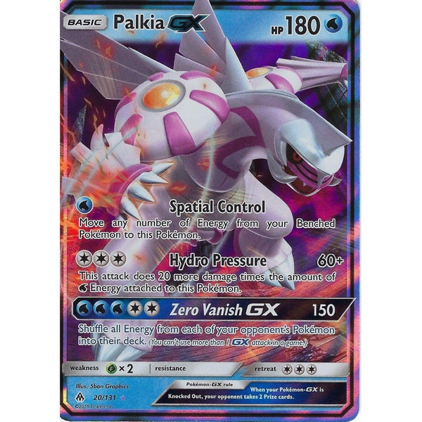 Pokemon SM Forbidden Light Card: Palkia GX - 20/131 - Ultra Rare Holo
