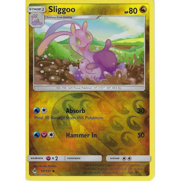Pokemon SM Forbidden Light Card: Sliggoo - 93/131 - Reverse Holo