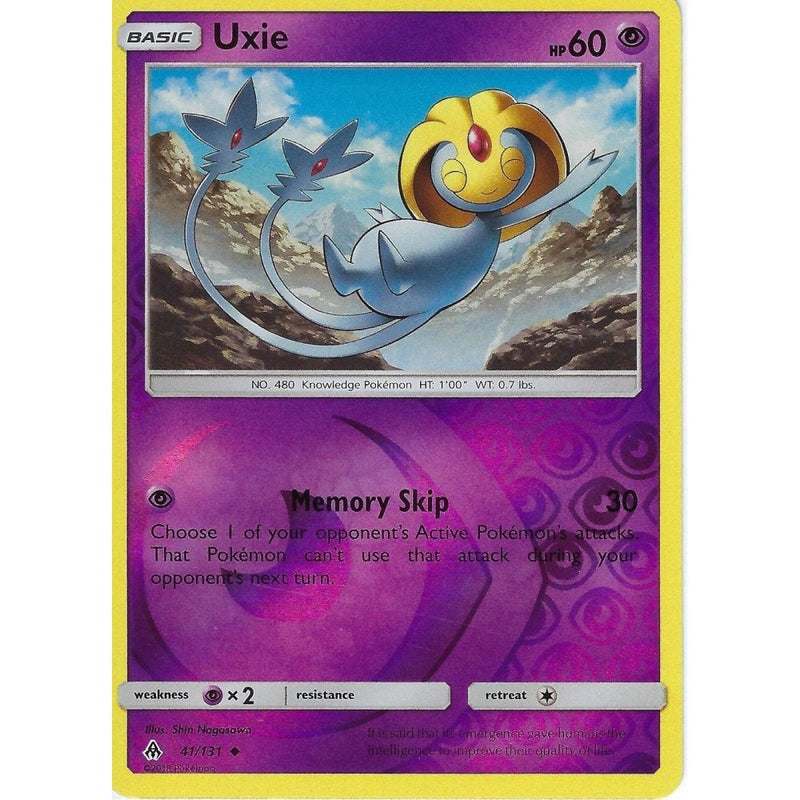 Pokemon SM Forbidden Light Card: Uxie - 41/131 - Reverse Holo - Recaptured LTD Pokemon SM Forbidden Light Card: Uxie - 41/131 - Reverse Holo - Recaptured LTD