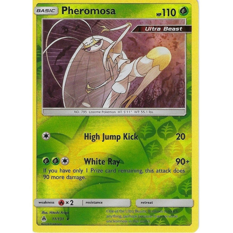 Pheromosa 11/131 Reverse Holo Rare Pokemon SM06 Forbidden light Ultra Beast