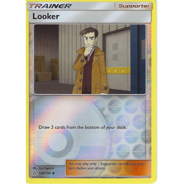 Pokemon SM Ultra Prism Trainer Card: Looker - 126/156 - Reverse Holo