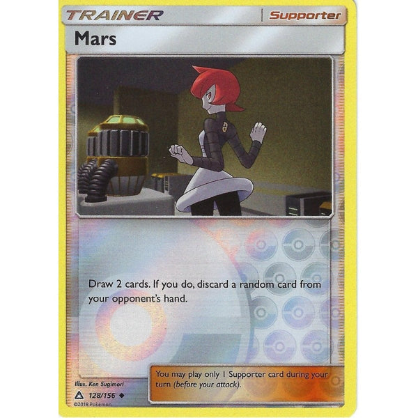 Pokemon SM Ultra Prism Trainer Card: Mars - 128/156 - Reverse Holo
